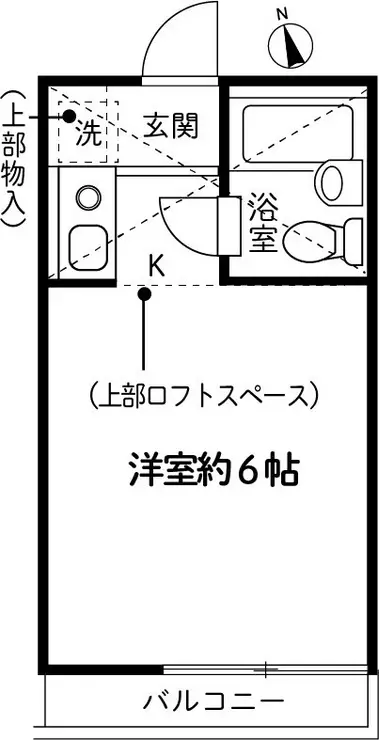 プティクールS 2階階 間取り
