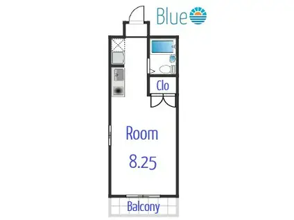 湘南台三光ビル(1K/3階)の間取り写真