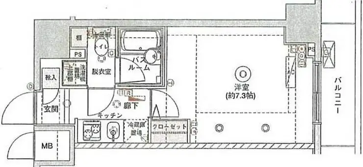 フェニックス横濱関内BAY GAIA 2階階 間取り