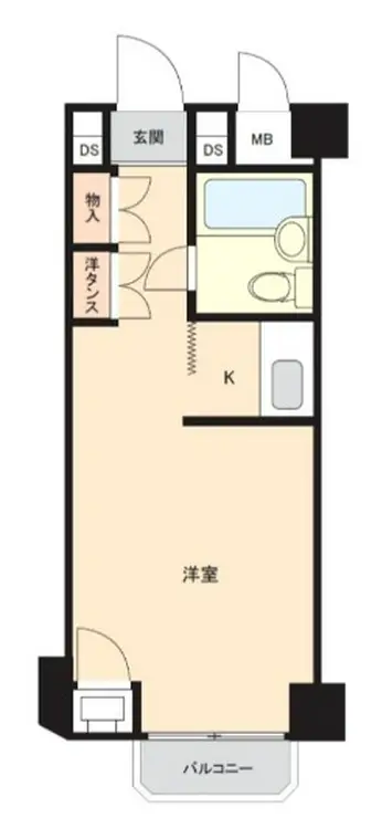 カルム赤坂 2階階 間取り