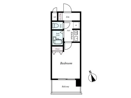 ラナップスクエア野田(1K/3階)の間取り写真