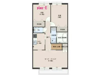 サーコリン(2LDK/2階)の間取り写真