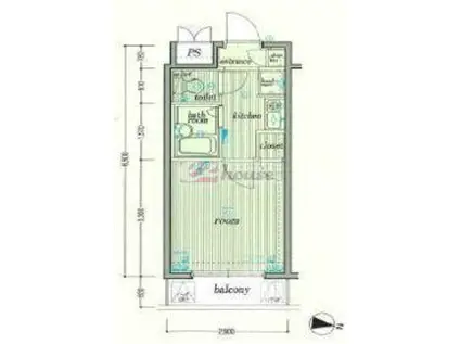 サンテミリオン笹塚(1K/3階)の間取り写真