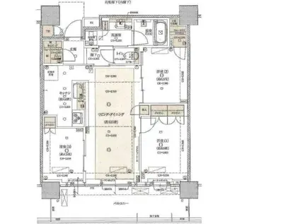 BRILLIA有明CITY TOWER(3LDK/5階)の間取り写真