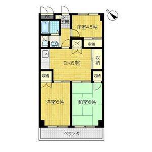 カワトコーポラス(3DK/3階)の間取り写真