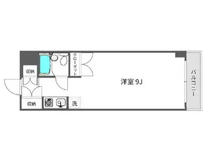 四ツ谷ASTY(ワンルーム/1階)の間取り写真