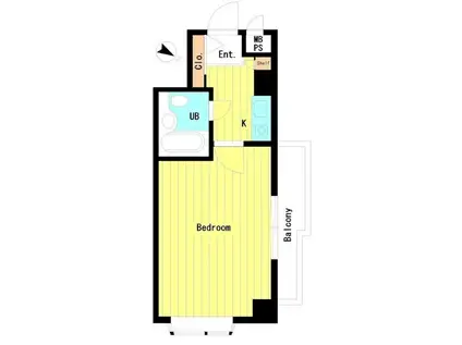 ライオンズマンション東白楽第二(1K/5階)の間取り写真