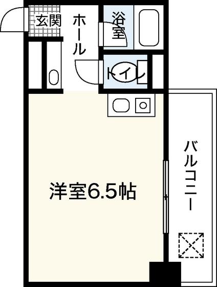 フェニックス八丁堀(ワンルーム/7階)の間取り写真