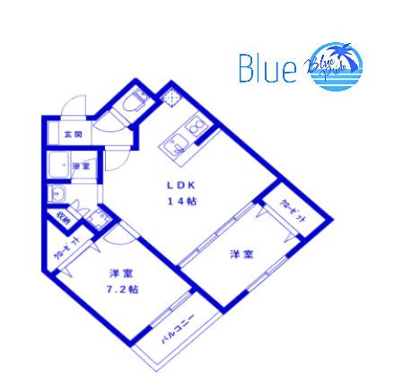 ルーチェ(2LDK/3階)の間取り写真