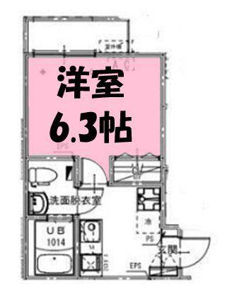 KEIAI RESIDENCE せんげん台7(1K/1階)の間取り写真