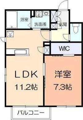 グランフローラ(1LDK/2階)の間取り写真
