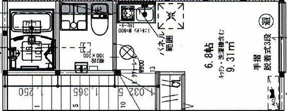 グランスクエア亀戸(ワンルーム/2階)の間取り写真