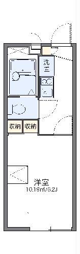 レオパレスクレスト(1K/2階)の間取り写真