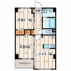 MAISON ARDEUR(2LDK/2階)の間取り写真