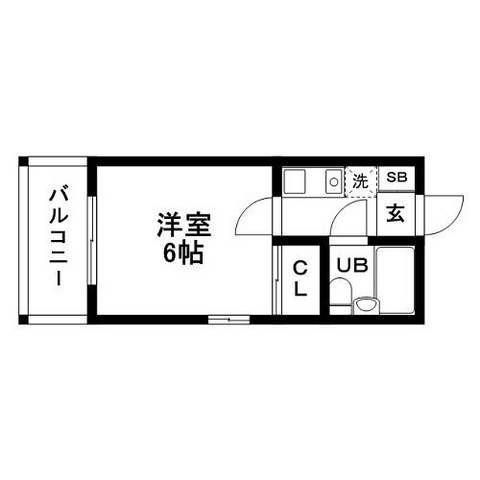 ARK赤坂(1K/3階)の間取り写真