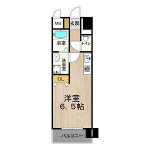 GREEN HILLS(ワンルーム/5階)の間取り写真