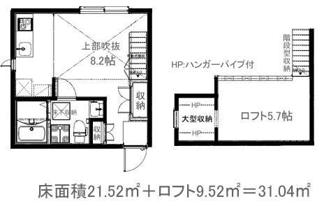 西荻窪 洋風建築(ワンルーム/1階)の間取り写真