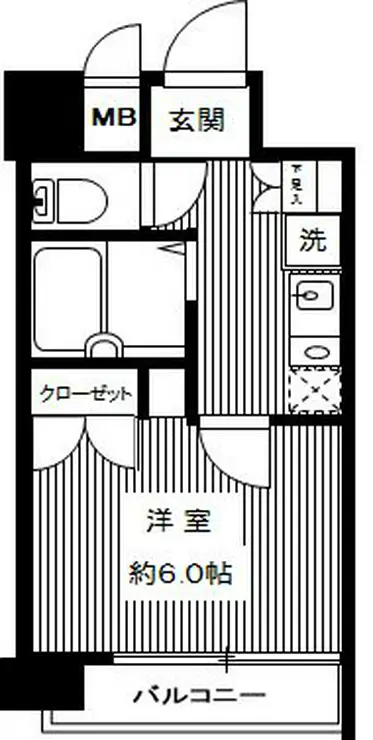 ヴェルト目黒西 3階階 間取り