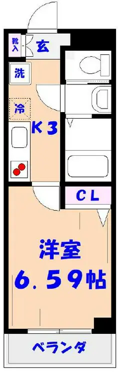 レフィナード八幡 2階階 間取り