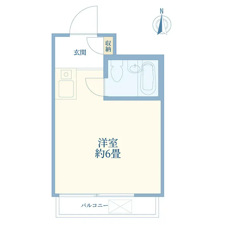 スカイハイツ奥沢 2階階 間取り