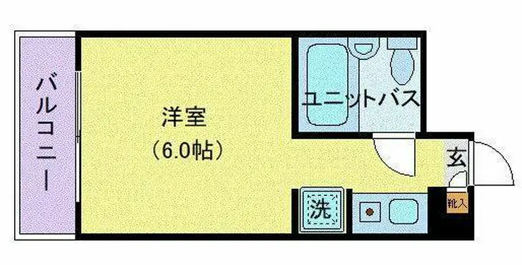 タッシ国立 3階階 間取り