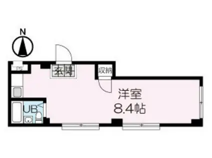 マイルーム泉(ワンルーム/3階)の間取り写真