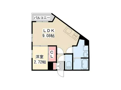 REGALEST-KLC川西I(1LDK/1階)の間取り写真