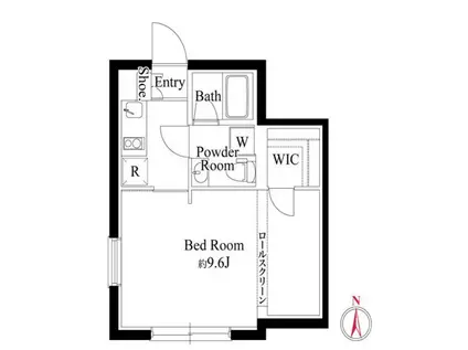 カーサピアッツァ蒲田イースト(1K/1階)の間取り写真