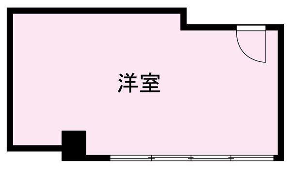 CLASSROOM(ワンルーム/2階)の間取り写真