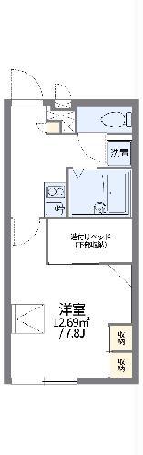 レオパレスREVE(1K/2階)の間取り写真