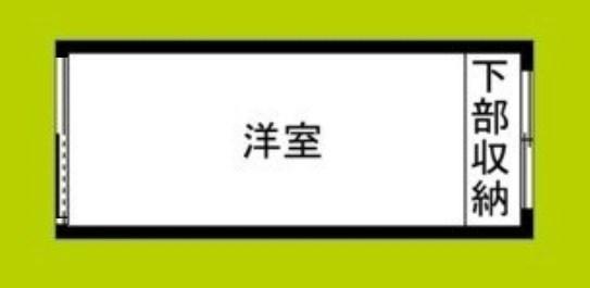 万葉ビル(ワンルーム/3階)の間取り写真