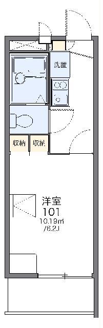 レオパレスミヤII(1K/3階)の間取り写真