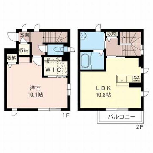 サンスタレ(1LDK/1階)の間取り写真