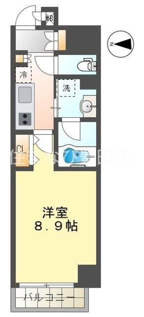 RESIDENCIA TOYOTA SAKURAMACHI(1K/10階)の間取り写真