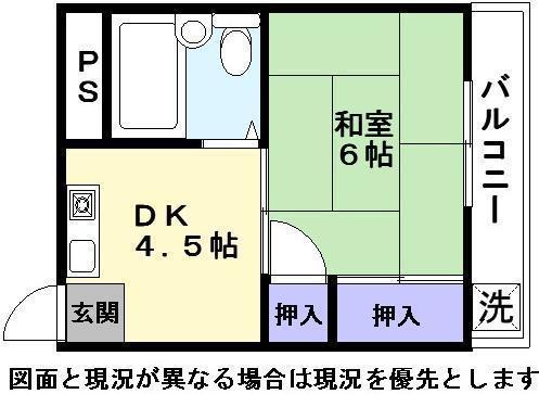 さくらハイツ(1DK/1階)の間取り写真