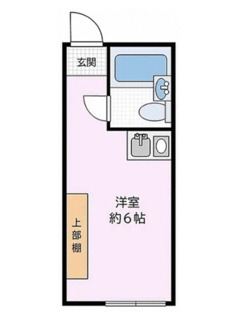 プレステージ中井(ワンルーム/2階)の間取り写真