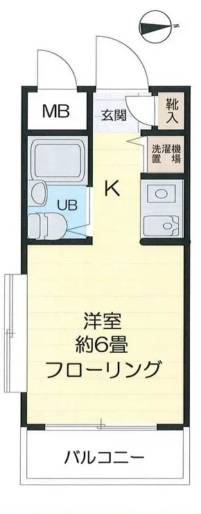 キャッスルマンション橋本 6階階 間取り