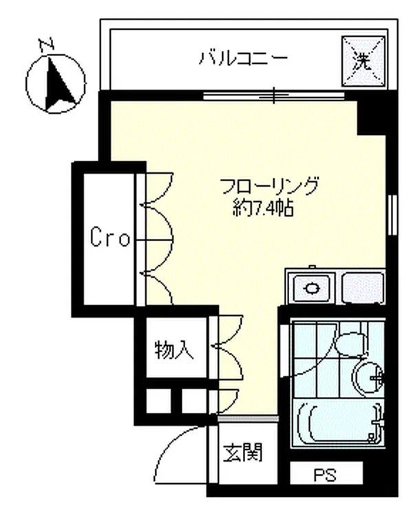 ペトラ原町 3階階 間取り
