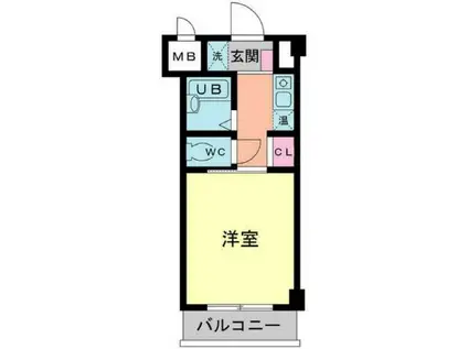 T-HOUSE(1K/2階)の間取り写真