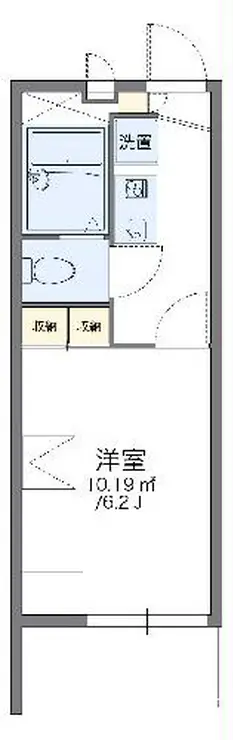 レオパレス山崎85 3階階 間取り