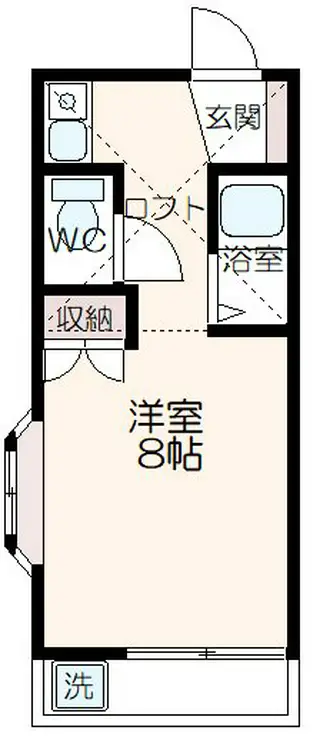 ハイツフィールド 2階階 間取り