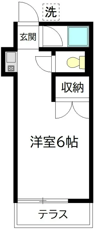 フレールハイツ 1階階 間取り