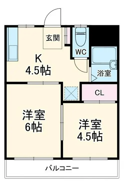 ルネッサモリタ 2階階 間取り