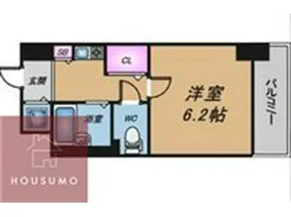 パラシオ塚本II(1K/7階)の間取り写真