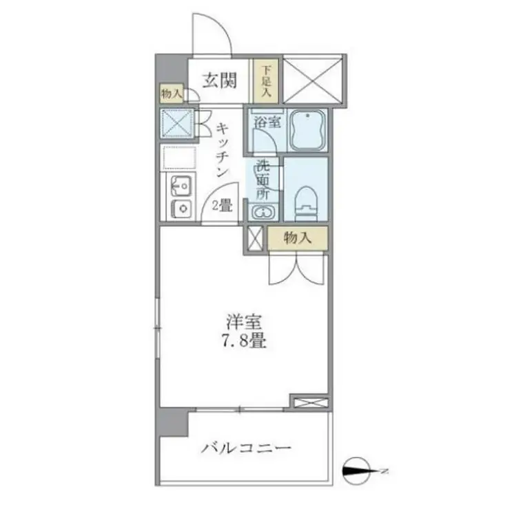 リュミエール三田 5階階 間取り