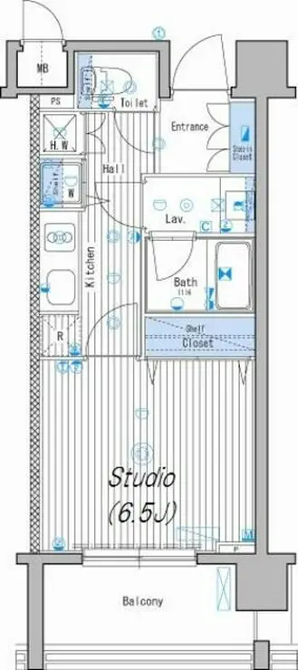 ガーラ大森リバーサイド 7階階 間取り