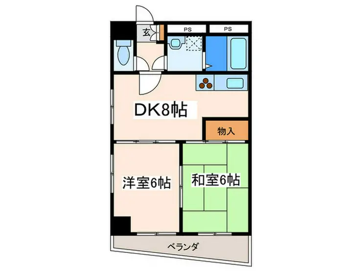 クレセントトミザワ 2階階 間取り
