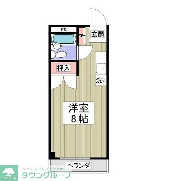 グランドール横倉 5階階 間取り