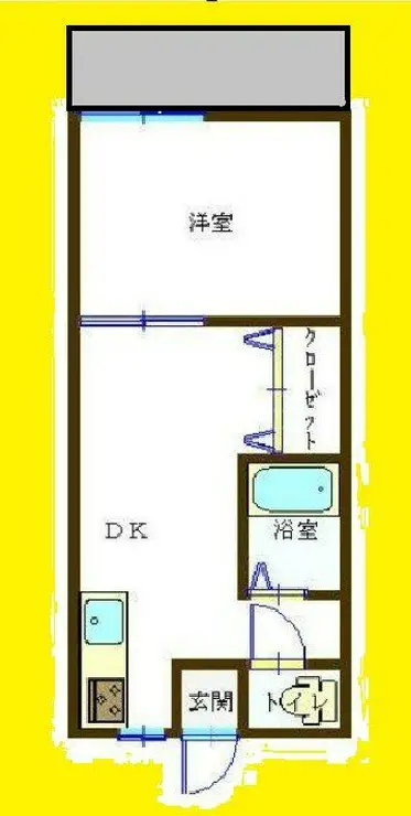 川名サンコーポ 2階階 間取り