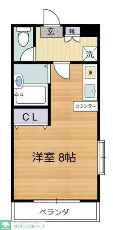 ディファレンス調布 2階階 間取り